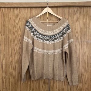 Detailed winter sweater top